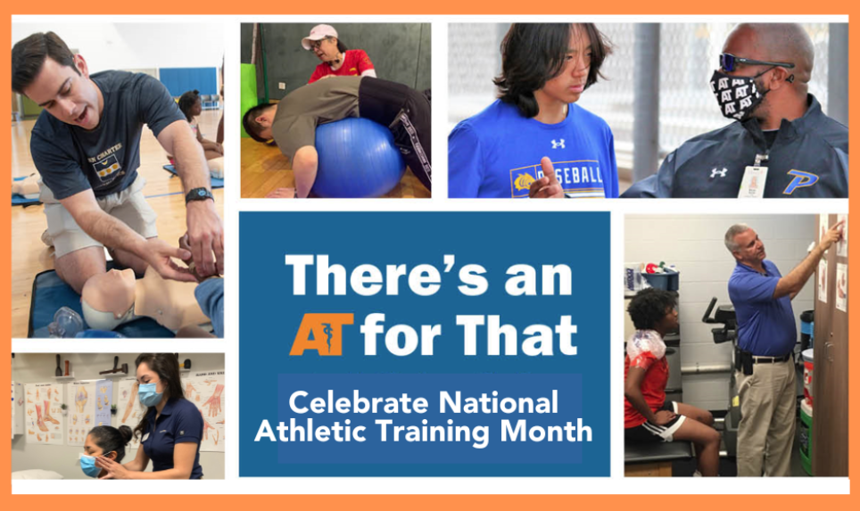 National Athletic Training Month 2023 There's an AT for That. At